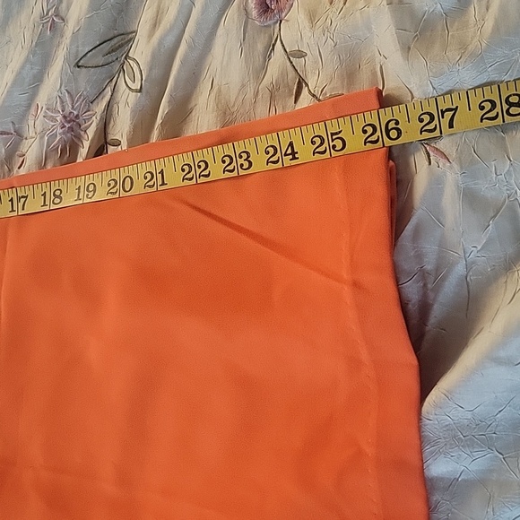 BOLD elements Elegant Atlantic Orange Halter Dress, Size: L, NWT - Picture 13 of 14